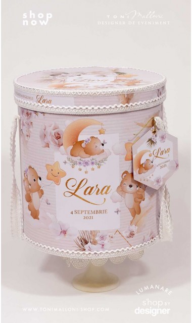 Trusou botez cu iarba pampass ursuleti si stele Pampas Bear 2